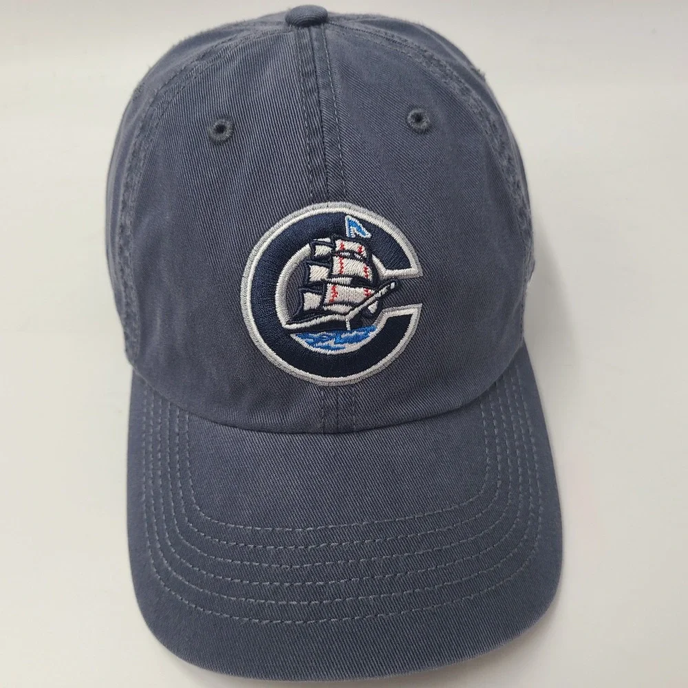 Columbus Clippers Hat Fitted M 47 Brand Franchise Blue White MiLB Baseball Men